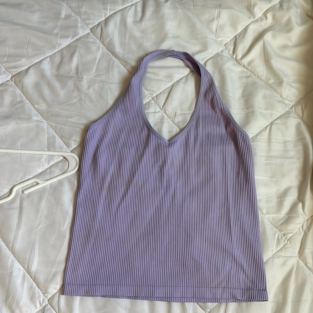 Purple Halter Top
